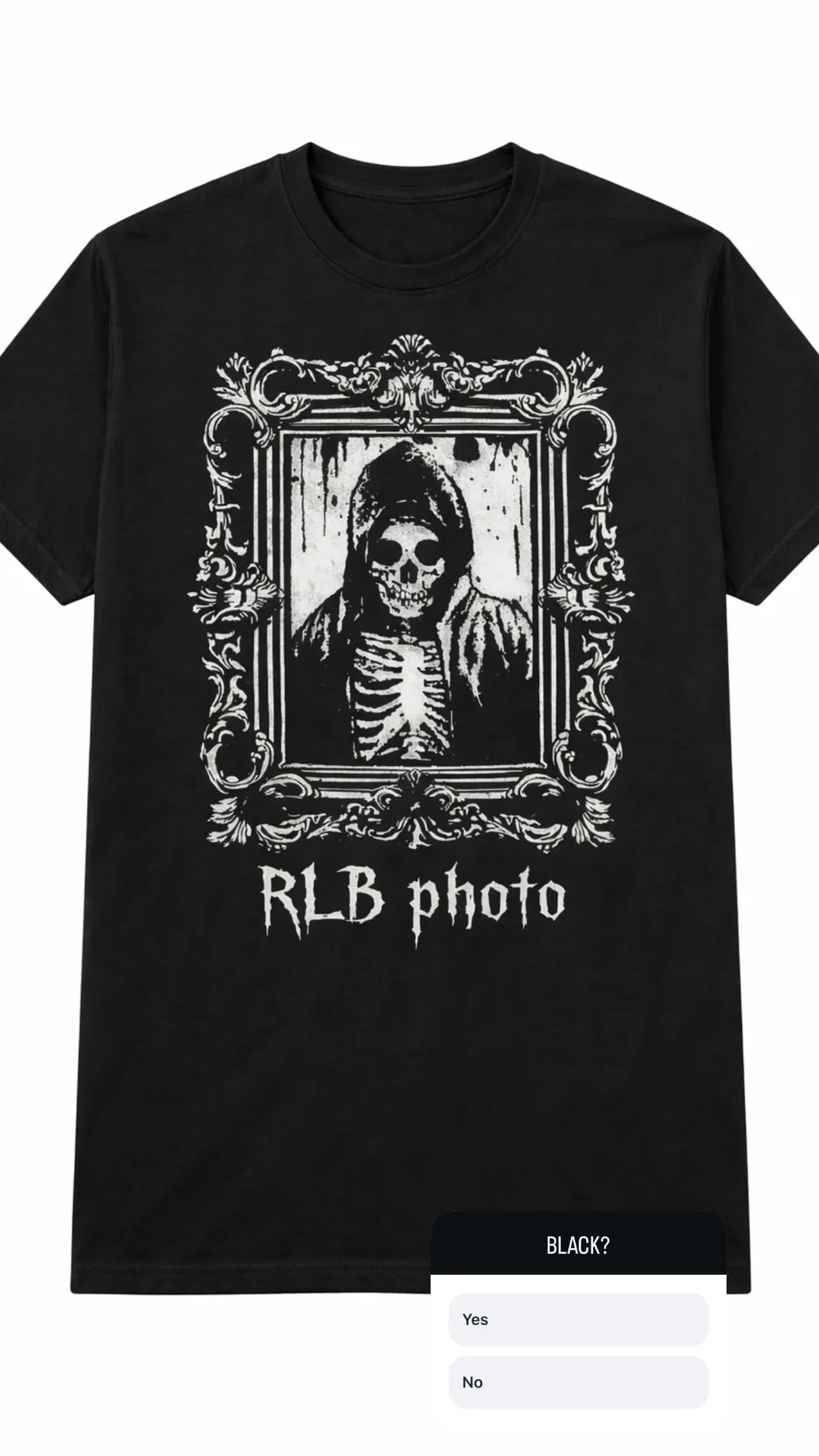 RLB Photo Tee 07 — Black graphic tee by RLB Photo