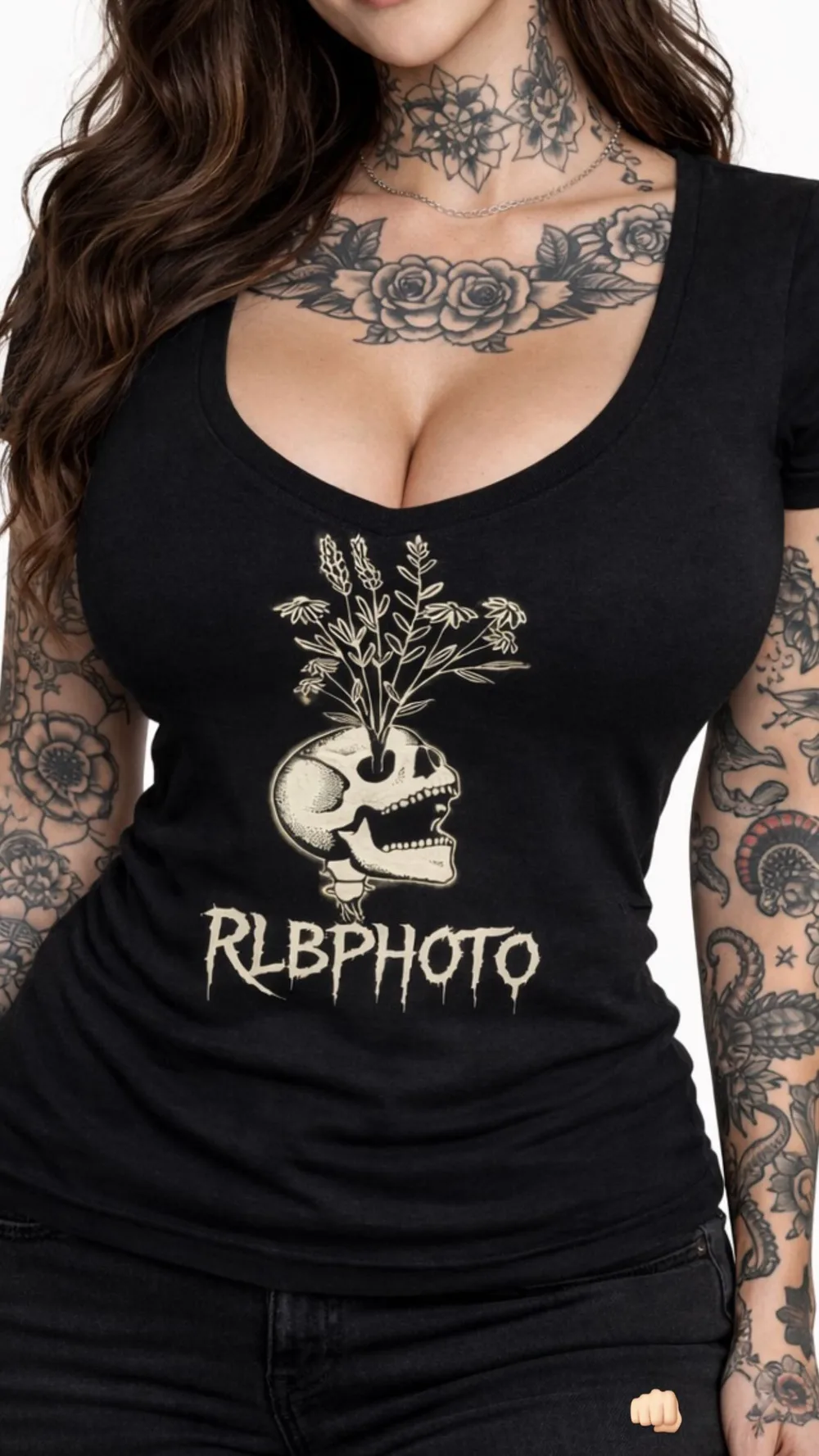 RLB Photo Tee 08 — Black graphic tee by RLB Photo